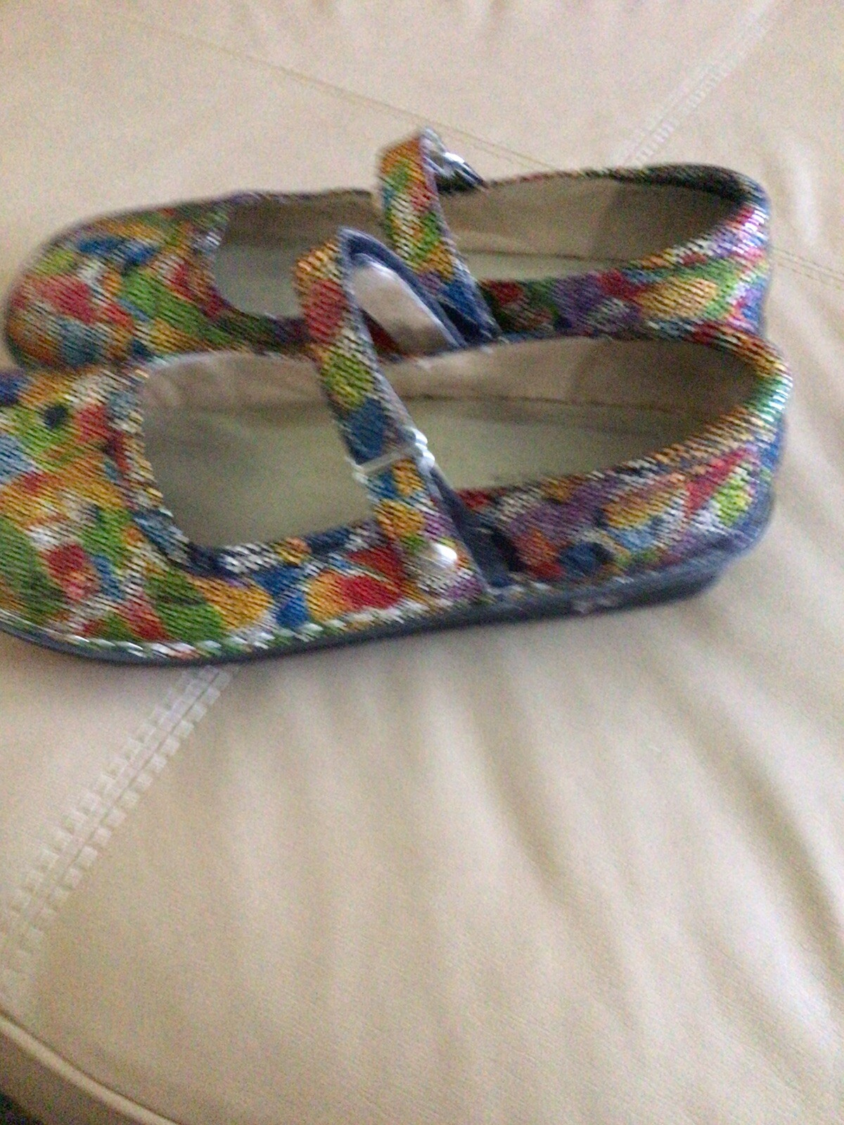 Alegria 42 Colorful Leather Mary Janes Size 11 PreOw… Gem