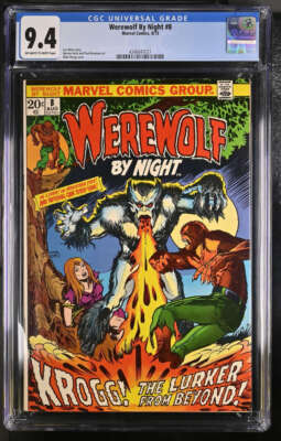 WEREWOLF BY NIGHT #8 CGC 9.4 OW/WH PAGES // MARVEL COMICS 1973 | eBay