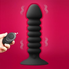10 Speed Dildo-Prostate-Vibrating-Massager-Anal-Butt-Plug-G-spot Use Lubricant