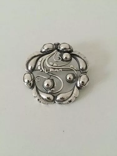Georg Jensen Sterling Silver Brooch No 159 eBay