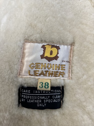 Vintage Bermans Rancher Sherpa gefütterte Jacke Mantel Western Cowboy Herren 38 Yellowstone - Bild 4 von 6