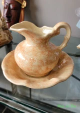 Hand Made Small Pitcher and Wash Basin