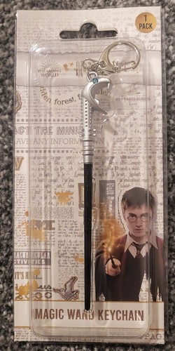 Harry Potter Wand Keyring Keychain Wizard Merchandise Emblems Gift Magic - Picture 17 of 26