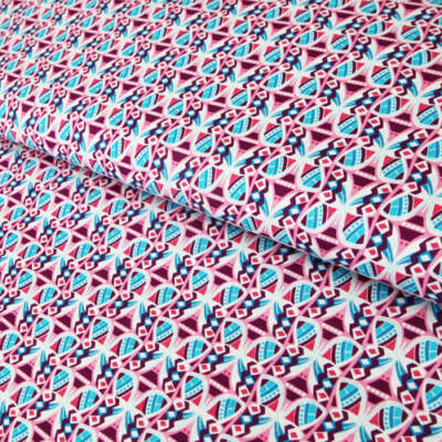 Baumwollstoff abstrakt Flutter Flirt by jolijou Schmetterlinge auf pink