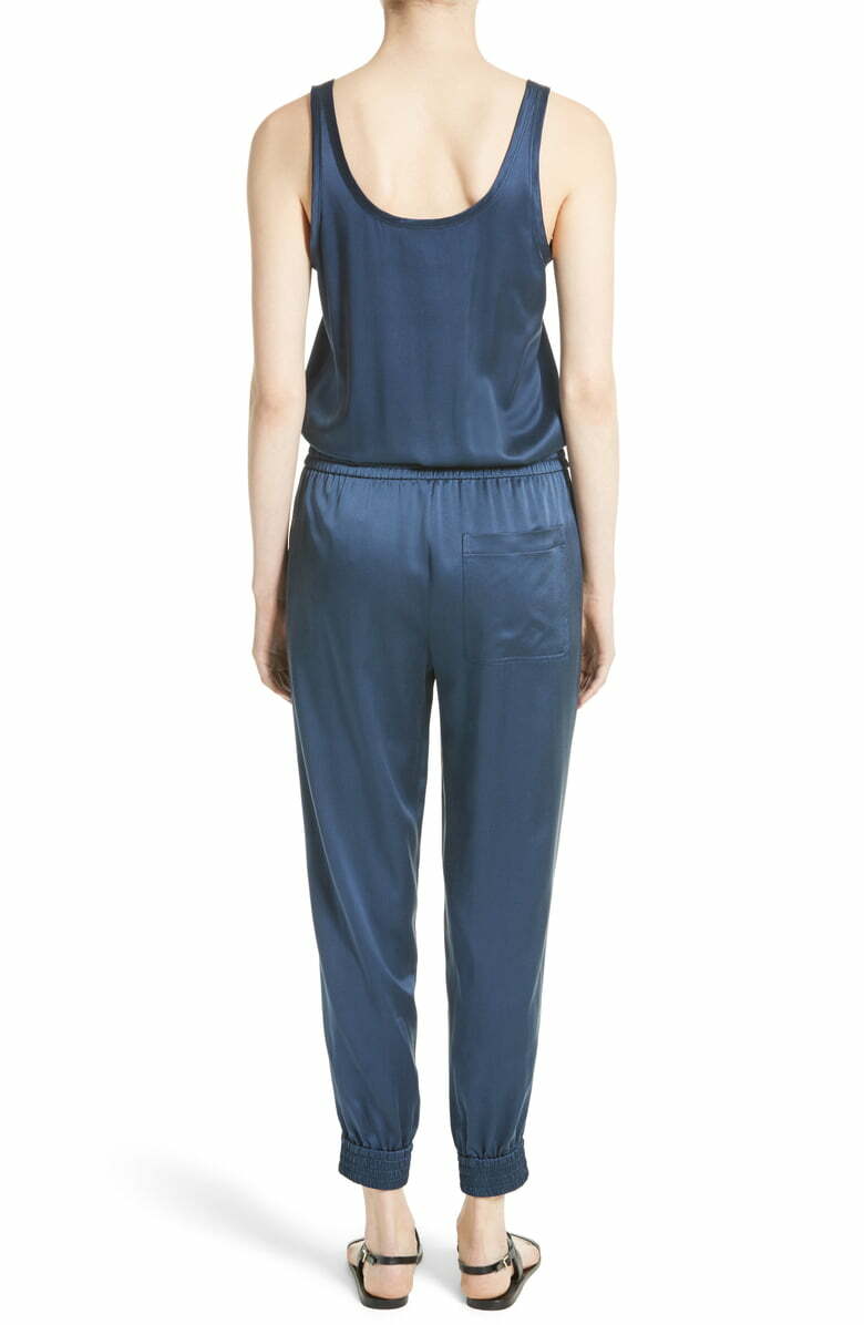 Theory Hekuba Silk Jumpsuit Size Large L63706 | eBay