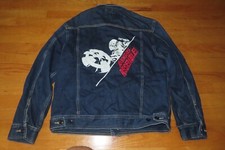 Lee Marvel Comics ¡CAPITÁN AMÉRICA Vengadores ¡Ensamble! Chaqueta vaquera LG bordada