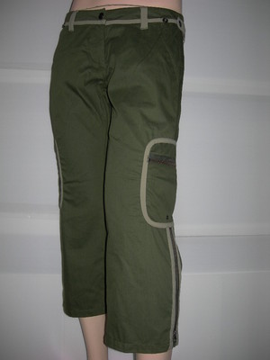 corsaire- pantacourt femme SUNVALLEY, cramay KAKI en 38/40