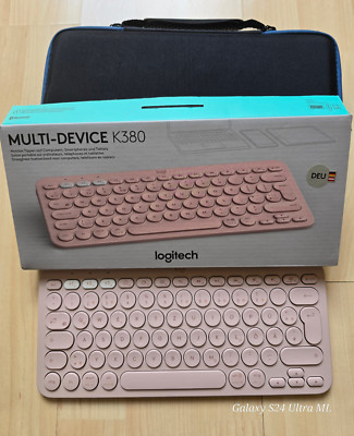 Logitech K380 kabellose Multi-Device Bluetooth-Tastatur QWERTZ inkl.Hardcase!