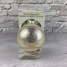Vintage Christmas 1986 Schmid “TELL THE HEAVENS” By Berta Hummel*NEW OPEN BOX*
