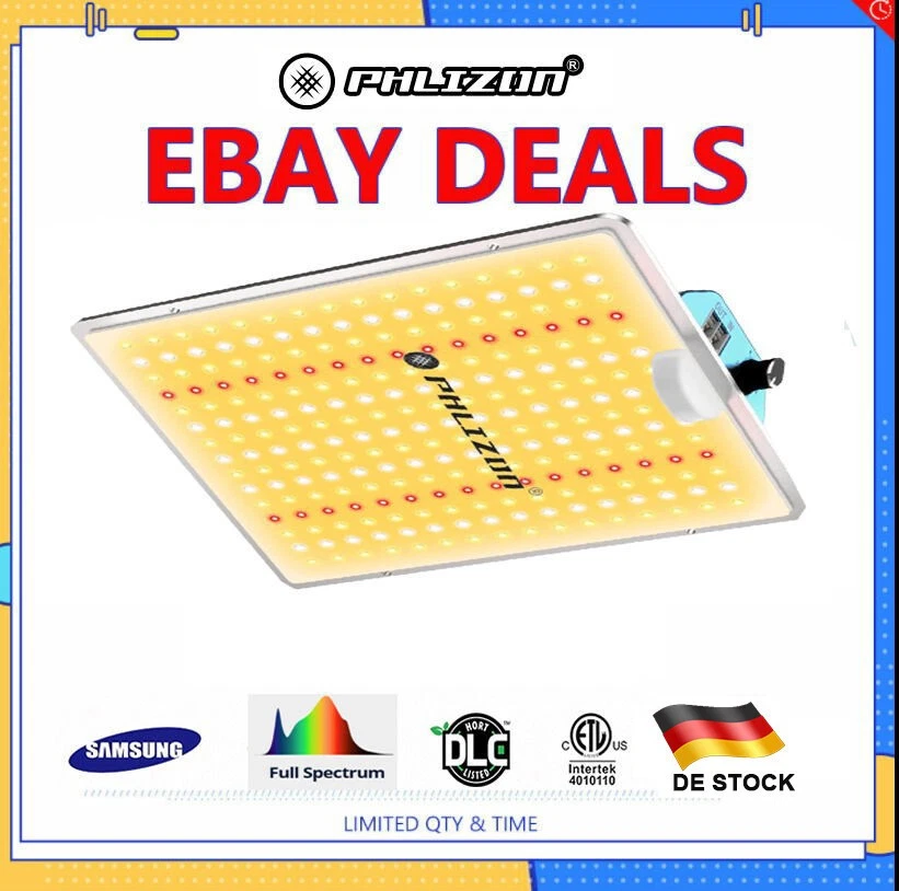 1000W Full Spectrum LED Grow Lights Samsung Lamp Veg Flower Indoor Hydroponics