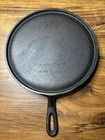 SEASONED Unmarked Wagner Ware Cast Iron #9 SKILKET Griddle 10 1/4"  RESTORED