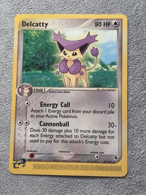 Delcatty Ruby and Sapphire Pokemon TCG regular 29/109 LP