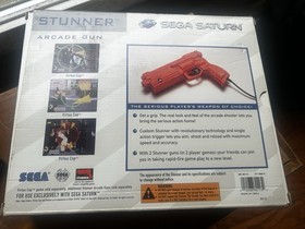 Sega Saturn Stunner w/BOX & paperwork AS-IS UNTESTED 