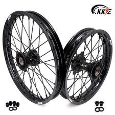 KKE 19/16" Big Kid's Wheels Rims Set Fit KTM SX85 2021-2024 MC85 TC85 All Black
