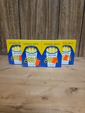 Vintage Yellow Chalk - School Mate 4 Boxes (48 Sticks) - Low Dust, Non-Toxic