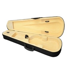 Triangle Shape Violin Case 4/4 Black Cloth w/Beige Lining 79.5cm