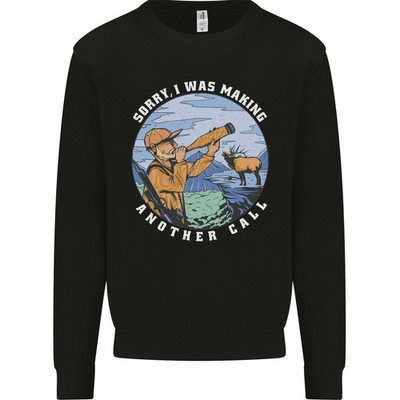 Jagd Herstellung Another Anruf Hunter Lustig Herren Sweatshirt Pullover