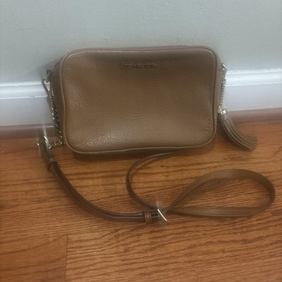 MICHAEL KORS Ginny Leather Crossbody Bag