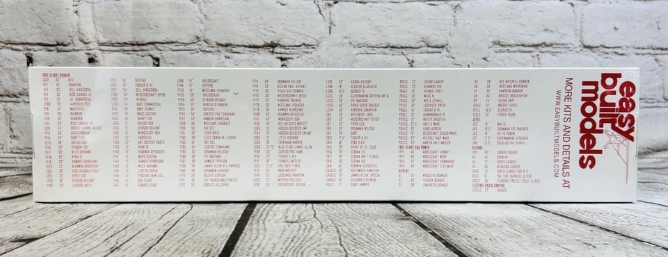 Baby Flea FF14 24” Free Flight Rubber Powered Plane Kit Easy Built Models New - Image 3 of 4