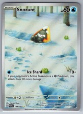 Snorunt 188/182 Illustration Rare Paradox Rift Pokemon Holo Near Mint