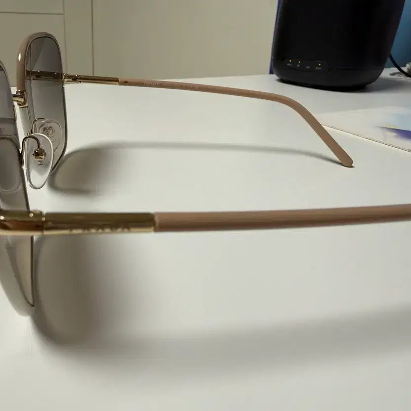 Prada Unworn Sunglasses Model SPR 67X Beige Gold Brown thumbnail 3