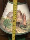John Deere Tractor Farm Barn Scene Shade Table Lamp Vintage — photo 10