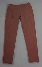 Orvis Zero Limits Fitted Legging Womens Medium M Burgundy Performance Pants