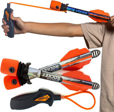 Outdoor Rocket Launcher Toy for Kids Slingshot Rockets Ages 5-12 NEW