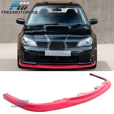 Fits 06-07 Impreza WRX 4DR S204 STI Style Front Bumper Lower Chin Lip PP Pink