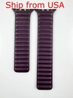 NEW Original Apple Watch Leather Link band 44mm 45MM 46MM 49MM Dark Cherry SM