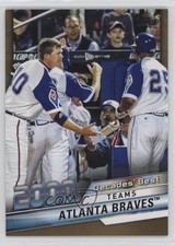 2020 Update Decades Best Teams Gold 49/50 Atlanta Braves Chipper Jones HOF 10ip