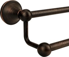 Antique Bathroom Double Towel Bar Oil Rubbed Bronze 24 Inch Towel Racks Bathroom