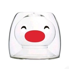 Pingu Double Wall Glasses Smiling Face GLRK2178 PG JPN LTD Penguin Cute Goods