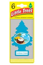 Little Trees U6P-60324 Air Freshener Traditional Caribbean Colada, 6-Packs