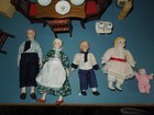 Vintage Wooden Dollhouse w/ Furniture Dolls Accessories Lot Miniature House Set — photo 8