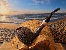 Pfeife-Pipe-Bjarne-Hand-Carved- beraucht-Made-Denmark-9mm