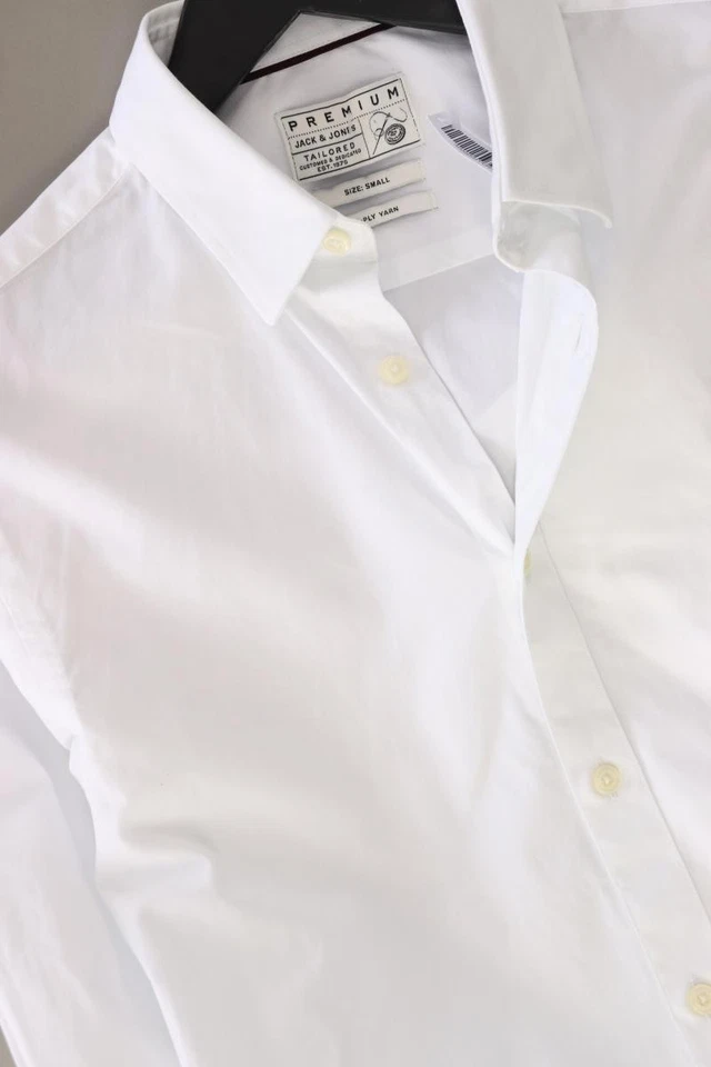 ✅ Jack & Jones camicetta per uomo taglia 46, S bianco di cotone ✅ - Immagine 4 di 4