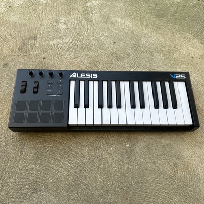 Alesis V25 USB-B to USB-A MIDI Keyboard Controller No Power Cord