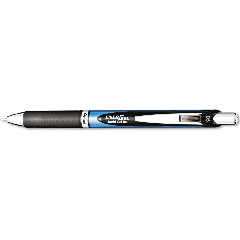 Retractable Gel Pen Black 0.5mm Pentel EnerGel XM Office School Home