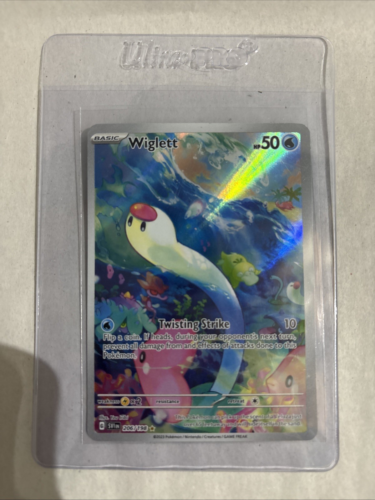 Wiglett 206/198 SV01: Scarlet & Violet Base Set Holo
