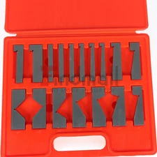 17 Pcs Hardened Steel Precision Angle Block 1/4 to 45 Degree Set With Case US