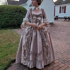 17th 18th Century Victorian Rococo Versailles Ball Gowns Queen Marie Antoinette
