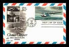 US FIRST DAY CARD CHINA CLIPPER FIRST TRANSPACIFIC AIR MAIL 33C ARTCRAFT
