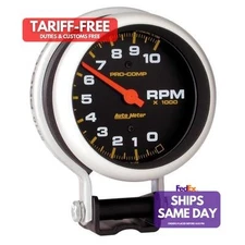 Autometer 5610, One 3-3/4In Pro-Comp Tach 10000 Rpm Performance Racing Parts