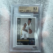 Panini 2016-17 Stickers European #230 Buddy Hield Rookie BGS 9.5 NBA Pelicans