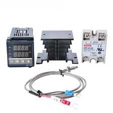 REX-C100 Digital RKC PID Thermostat Temperature Controller digital 40A SSR Relay