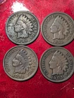 1889 1895 1901 1905 INDIAN HEAD 1 ONE CENT PENNY COIN  UNITED STATES US #344
