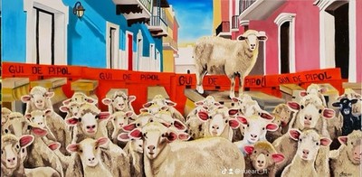Art Painting by Puertorican Artist Susan Olivera Arte Pintura Puerto Rico