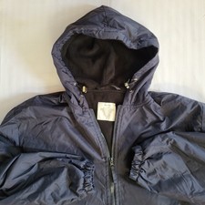 Adoretex Swim Parka Jacket Adult S Navy Hooded Waterproof Fleece Lined
