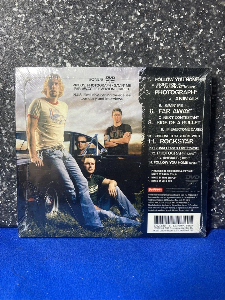 New Sealed Nickelback All The Right Reasons Special Edition CD Foto 2 de 4